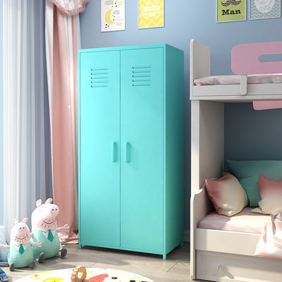 บ้านห้องนอนสองประตูตู้เก็บของตู้เก็บของสีสันสดใสสำหรับเด็ก