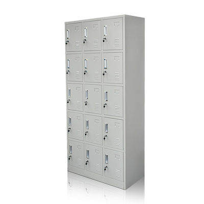 Mail Packing 15 ประตูตู้เก็บของหลายประตูพร้อมช่องระบายอากาศล็อค