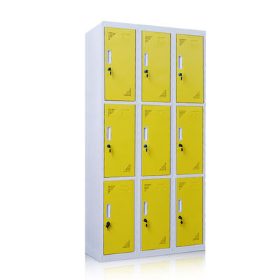 9 ประตูตู้เก็บของแบบ Multi Door ความสูงเต็มรูปแบบสำหรับบ้านและโรงเรียน