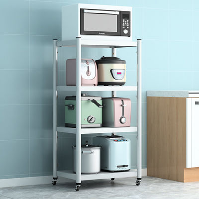 Home ชั้นวางเหล็กท่อกลมหลายขนาด 4 ชั้น