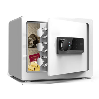 ตู้เซฟปืนโรงแรมบ้านเล็กสีดำล็อคดิจิตอล Smart Safe พร้อมลายนิ้วมือล็อค