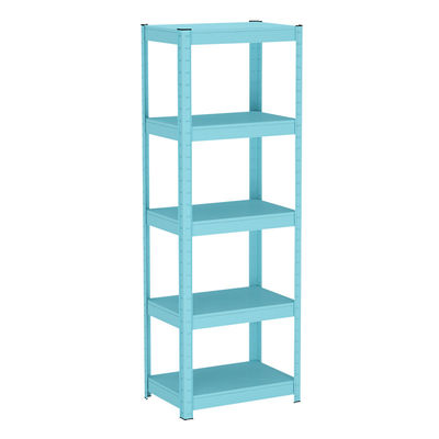 5-Shelf Black Steel Organizer ชั้นเก็บของโลหะสำหรับบ้าน
