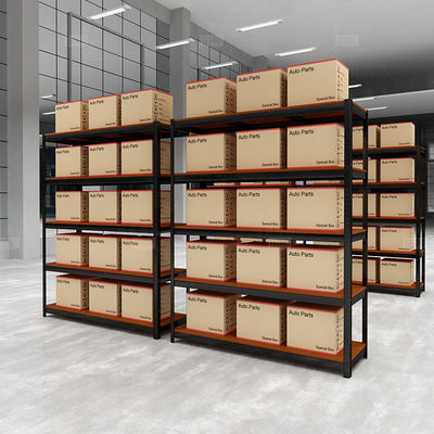 Heavy Duty Free Standing Steel Shelf Rack 5 - Tier Storage Multipurpose Display