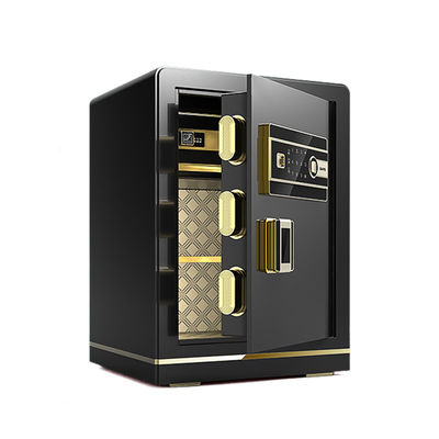 Black Home Office Safe Box พื้นที่เก็บข้อมูลขนาดใหญ่ Digital Security Digital